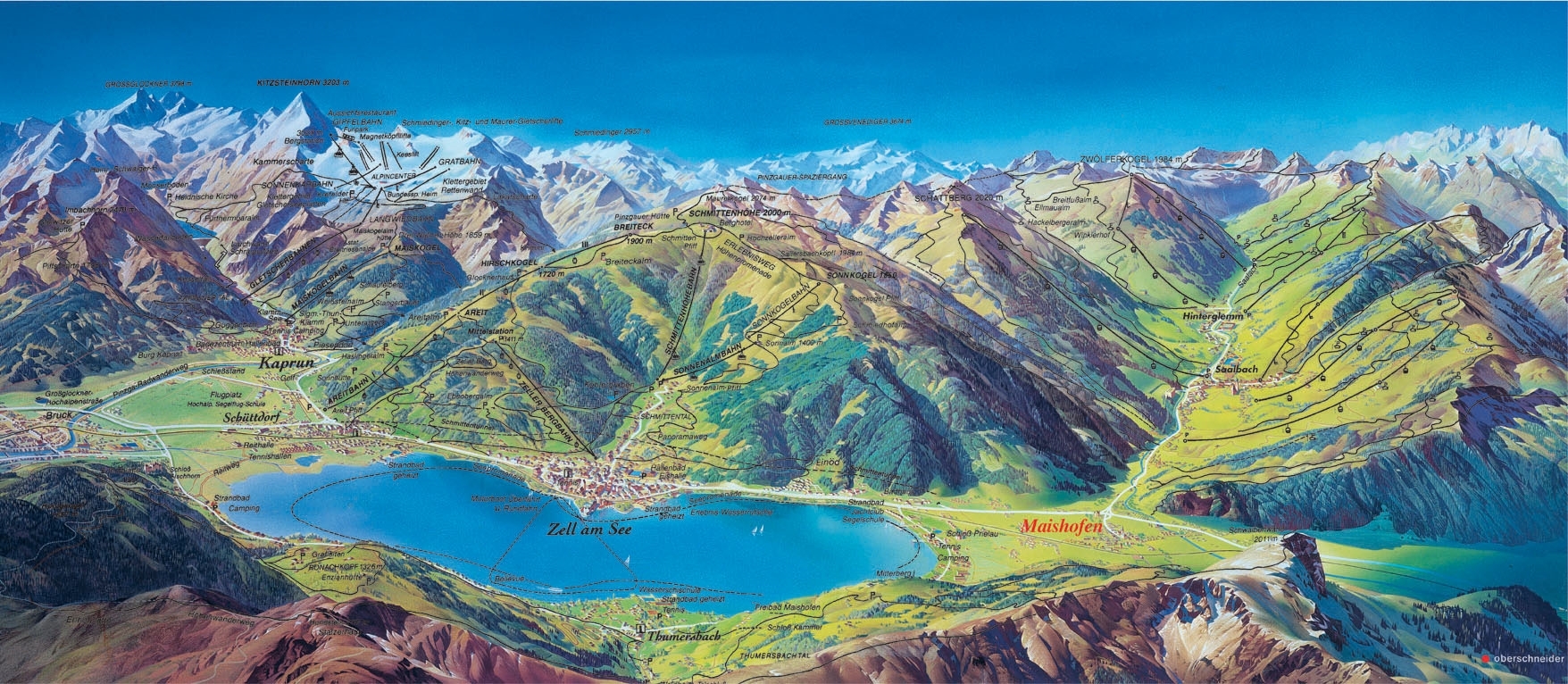 Sommerskigebiet Kitzsteinhorngletscher
